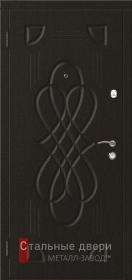 Дверь входная металлическая с хорошей шумоизоляцией №31 — вид изнутри